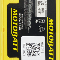 MOTOBATT Battery Mbt9b4 Sealed Factory Activated - Batteries