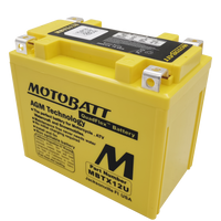 MOTOBATT Battery Mbtx12u Sealed Factory Activated Batteries