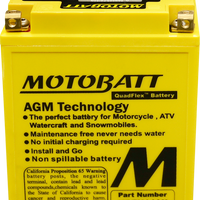MOTOBATT Battery Mbtx14au Sealed Factory Activated Batteries