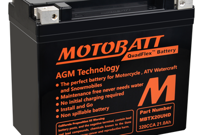 MOTOBATT Battery Mbtx20u(hd) Sealed Factory Activated - Batteries