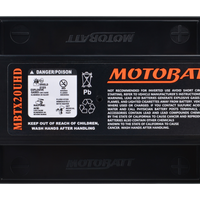 MOTOBATT Battery Mbtx20u(hd) Sealed Factory Activated - Batteries