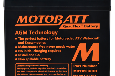 MOTOBATT Battery Mbtx20u(hd) Sealed Factory Activated - Batteries