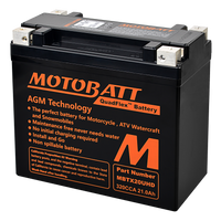 MOTOBATT Battery Mbtx20u(hd) Sealed Factory Activated - Batteries