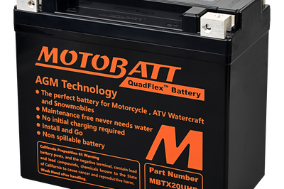MOTOBATT Battery Mbtx20u(hd) Sealed Factory Activated - Batteries