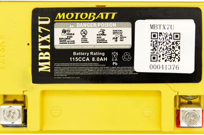 MOTOBATT Battery Mbtx7u Sealed Factory Activated - Batteries