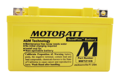 MOTOBATT Battery Mbtz10s Sealed Factory Activated - Batteries