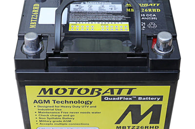 MOTOBATT Battery Mbtz26rhd Sealed Factory Activated - Batteries