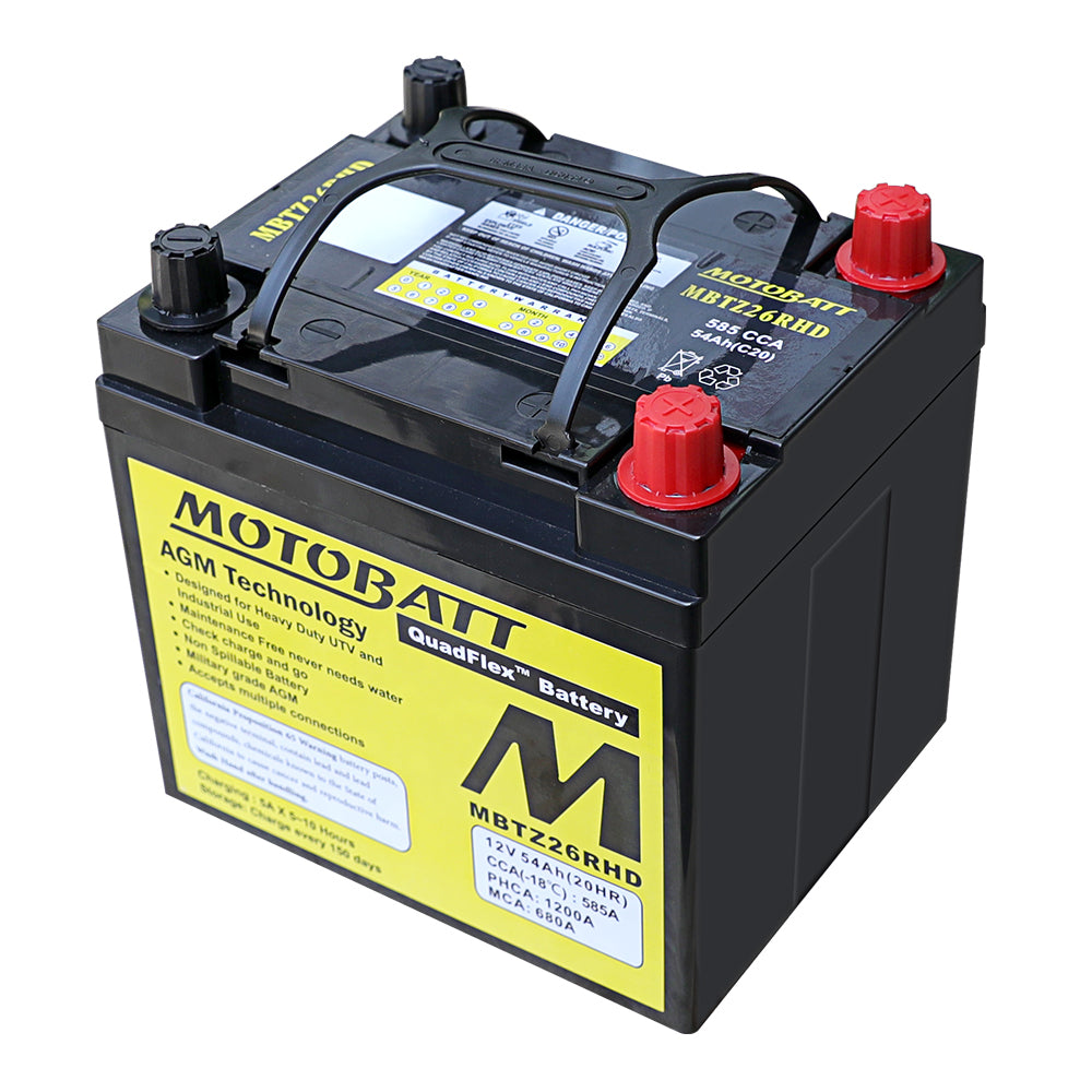 MOTOBATT Battery Mbtz26rhd Sealed Factory Activated - Batteries
