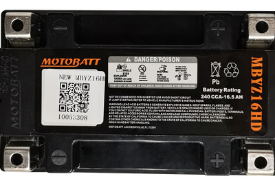 MOTOBATT Battery Mbyz16hd Sealed Factory Activated - Batteries