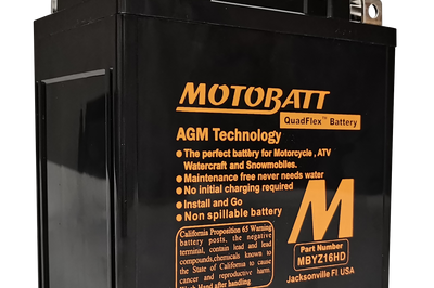 MOTOBATT Battery Mbyz16hd Sealed Factory Activated - Batteries