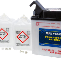 Fire Power Battery W/acid 12c16a-3b 12v - Street Collection