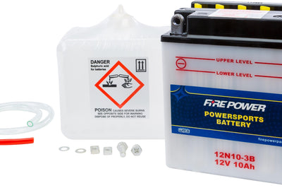 Fire Power Battery W/acid 12n10-3b 12v - Street Collection