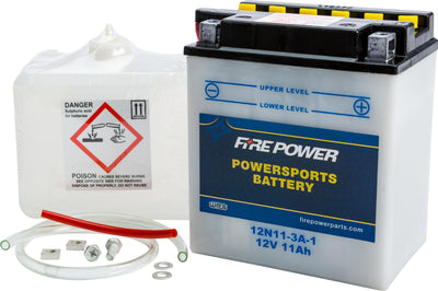 Fire Power Battery W/acid 12n11-3a-1 12v - Street Collection