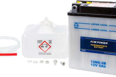 Fire Power Battery W/acid 12n5-3b 12v - Street Collection