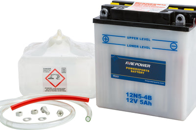 Fire Power Battery W/acid 12n5-4b 12v - Street Collection