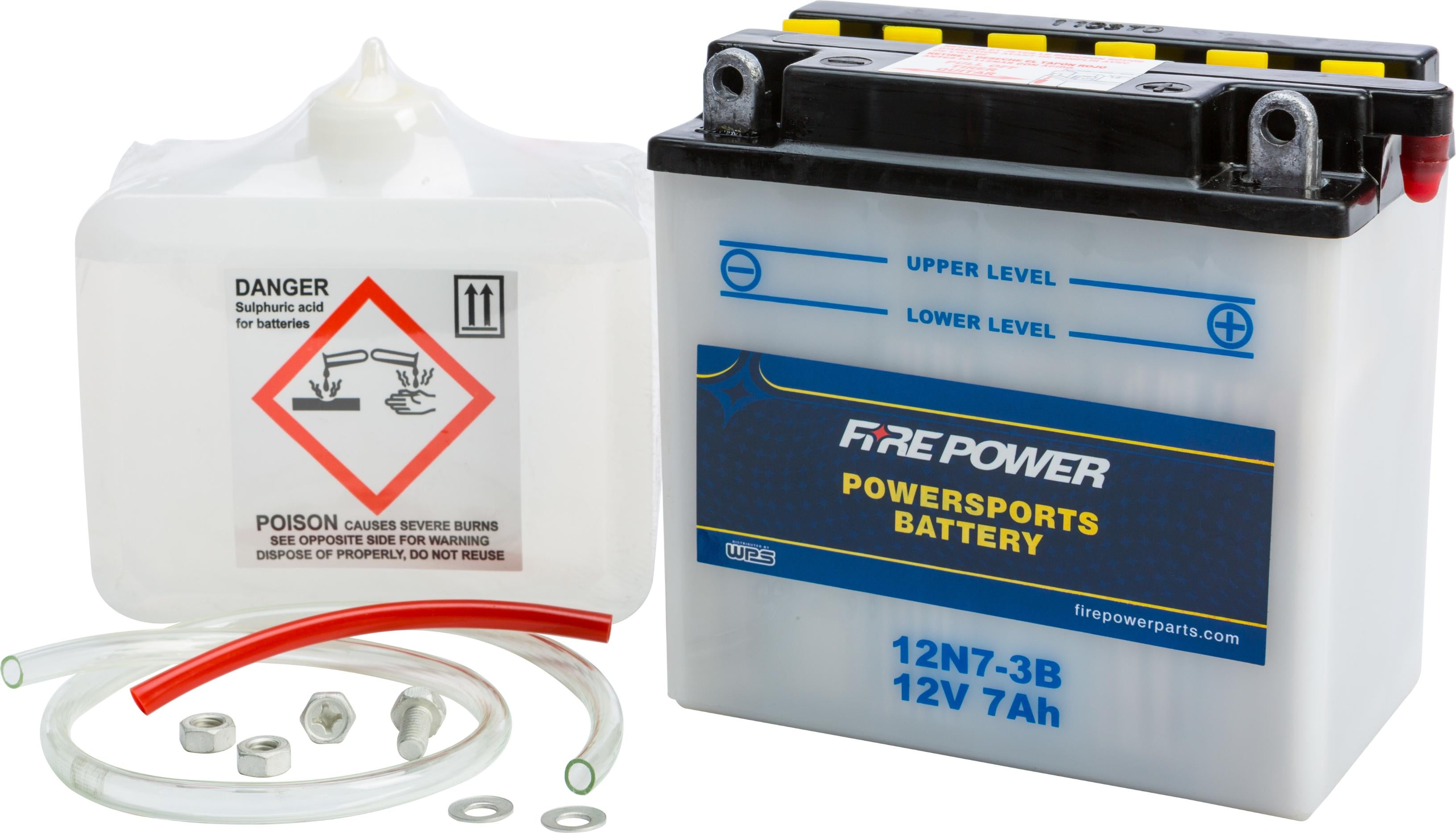 Fire Power Battery W/acid 12n7-3b 12v - Street Collection