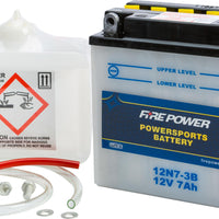 Fire Power Battery W/acid 12n7-3b 12v - Street Collection
