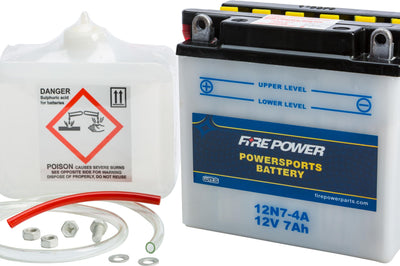 Fire Power Battery W/acid 12n7-4a 12v - Harddrive Products