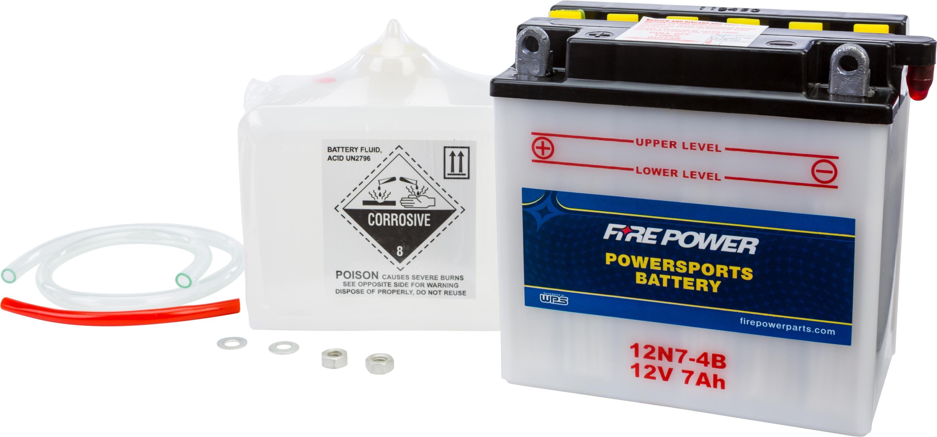 Fire Power Battery W/acid 12n7-4b 12v - Street Collection