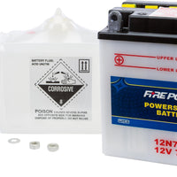 Fire Power Battery W/acid 12n7-4b 12v - Street Collection