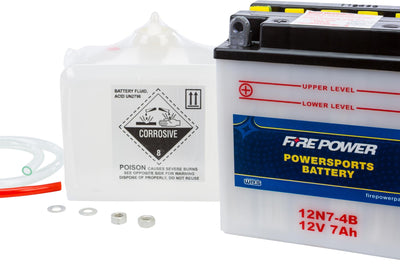 Fire Power Battery W/acid 12n7-4b 12v - Street Collection