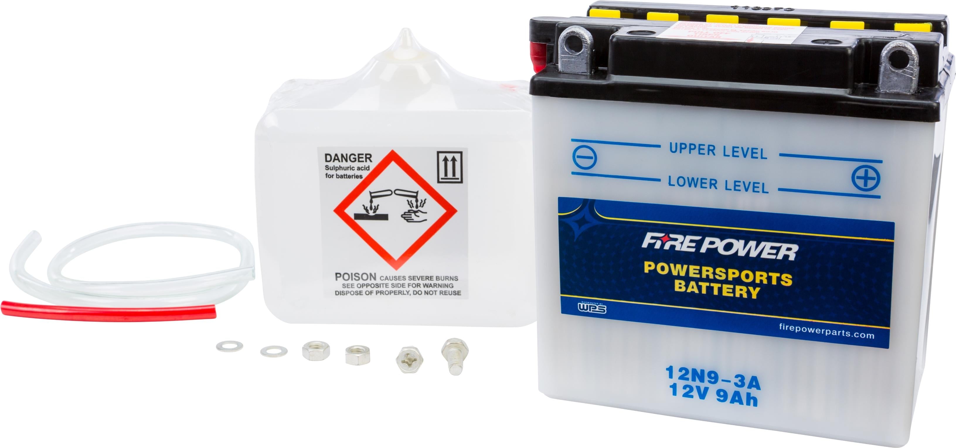 Fire Power Battery W/acid 12n9-3a 12v - Street Collection