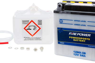 Fire Power Battery W/acid 12n9-3b 12v - Street Collection