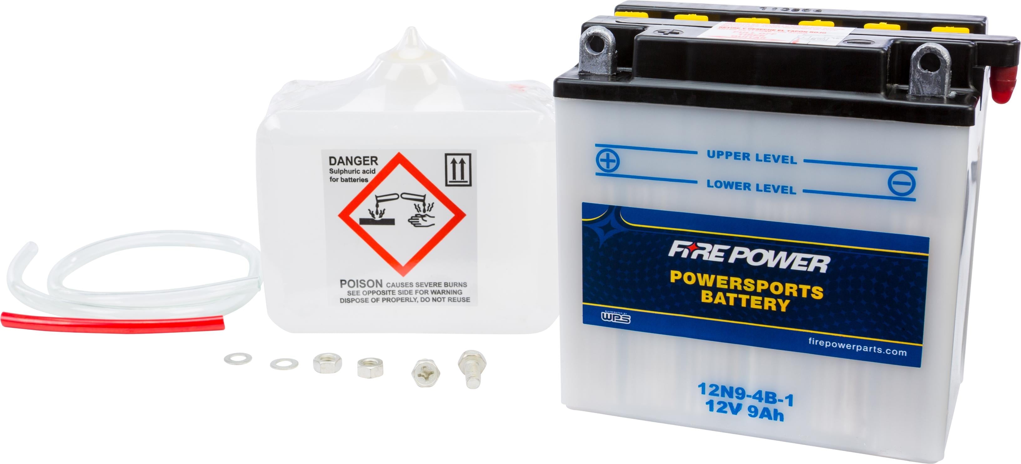 Fire Power Battery W/acid 12n9-4b-1 12v - Street Collection