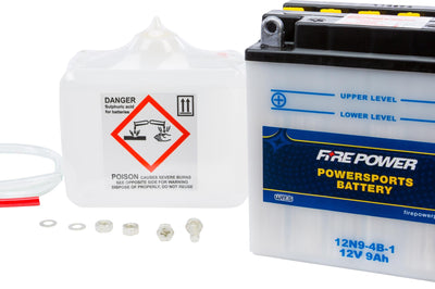 Fire Power Battery W/acid 12n9-4b-1 12v - Street Collection