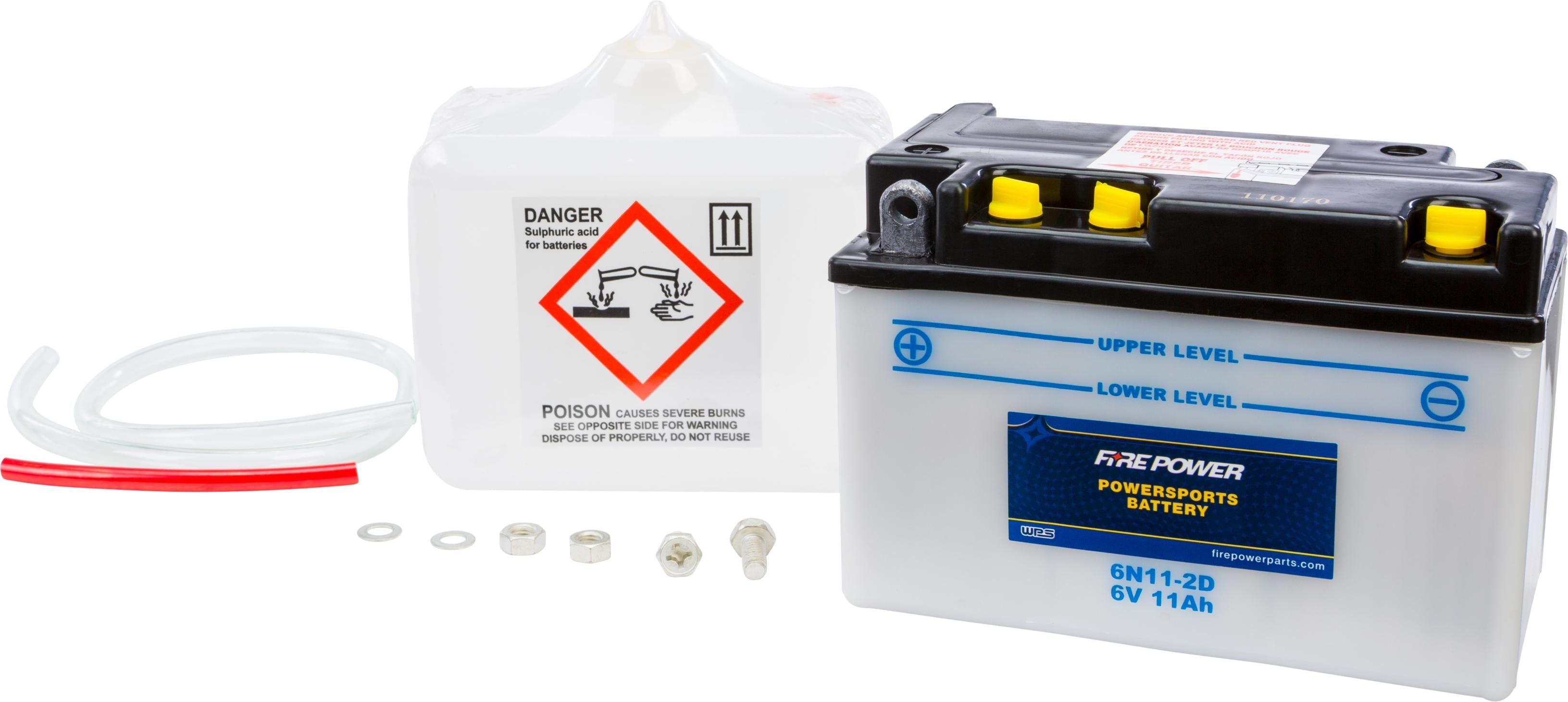 Fire Power Battery W/acid 6n11-2d 6v - Street Collection