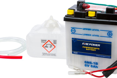 Fire Power Battery W/acid 6n6-1b 6v - Street Collection