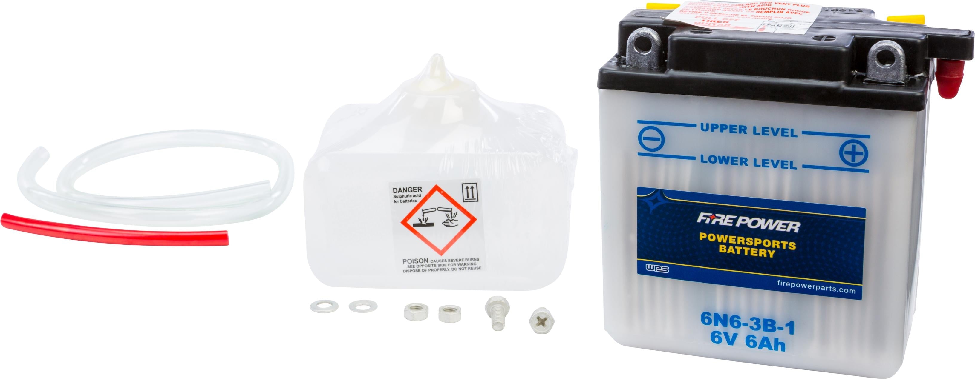 Fire Power Battery W/acid 6n6-3b-1 6v - Street Collection
