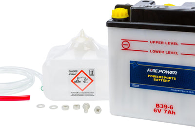 Fire Power Battery W/acid B39-6 6v - Street Collection