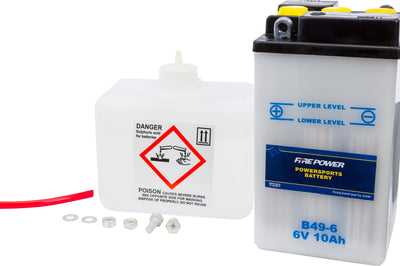 Fire Power Battery W/acid B49-6 6v - Street Collection