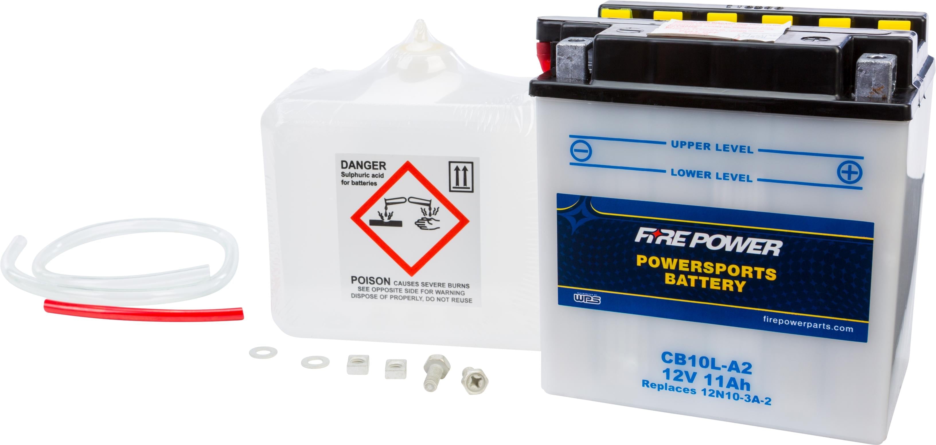 Fire Power Battery W/acid Cb10l-a2 12v Heavy Duty - Street Collection