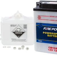 Fire Power Battery W/acid Cb12a-b 12v Heavy Duty - Watercraft Collection