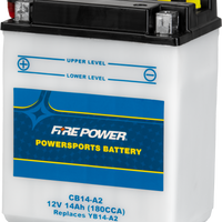 Fire Power Battery W/acid Cb14-a2 12v Heavy Duty - Watercraft Collection