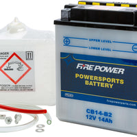 Fire Power Battery W/acid Cb14-b2 12v Heavy Duty - Watercraft Collection