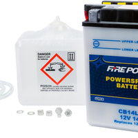 Fire Power Battery W/acid Cb14l-a2 12v Heavy Duty - Watercraft Collection