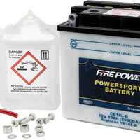 Fire Power Battery W/acid Cb16l-b 12v Heavy Duty - Watercraft Collection