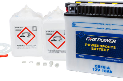 Fire Power Battery W/acid Cb18-a 12v Heavy Duty - Street Collection