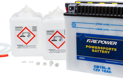Fire Power Battery W/acid Cb18l-a 12v Heavy Duty - Street Collection
