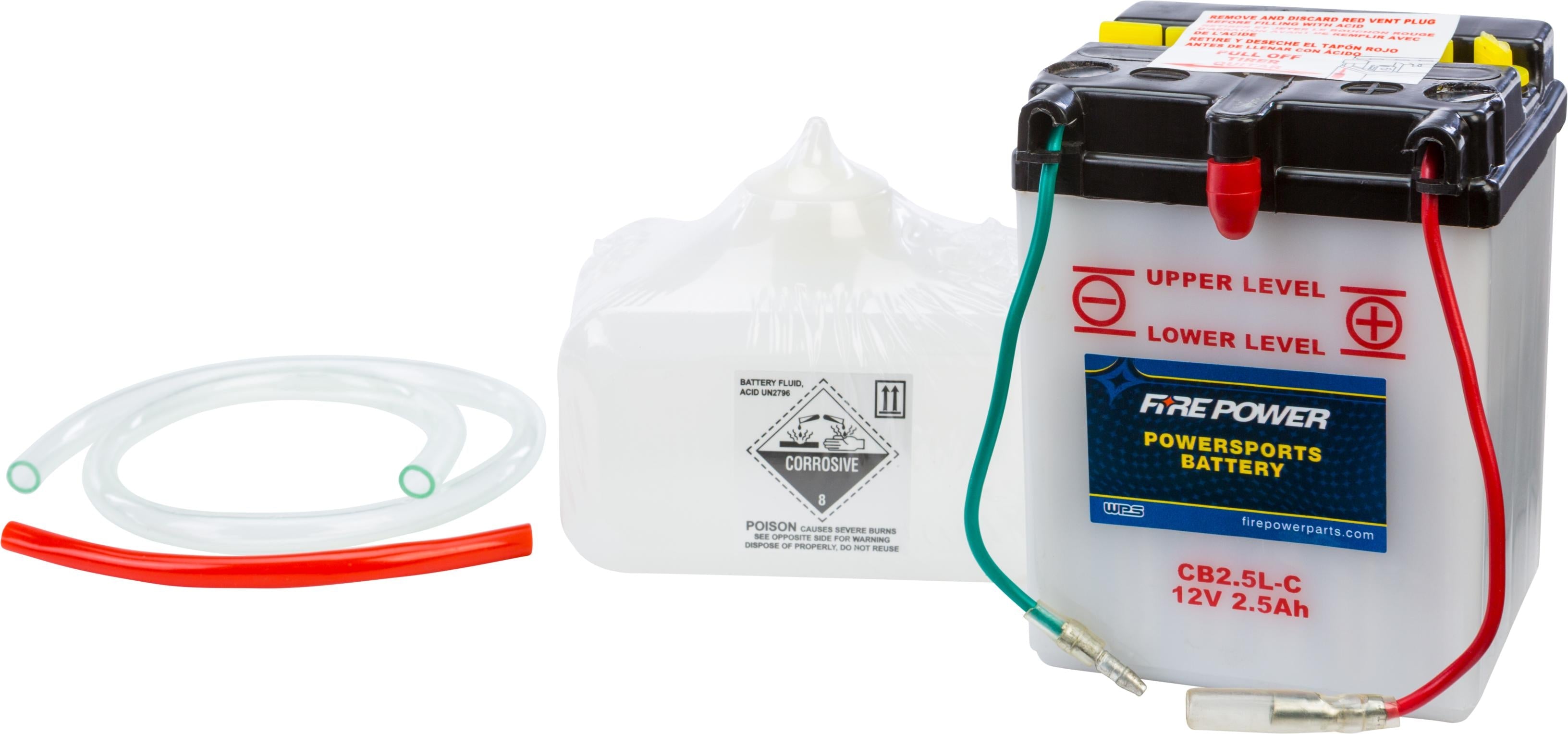 Fire Power Battery W/acid Cb2.5l-c 12v Heavy Duty - Street Collection