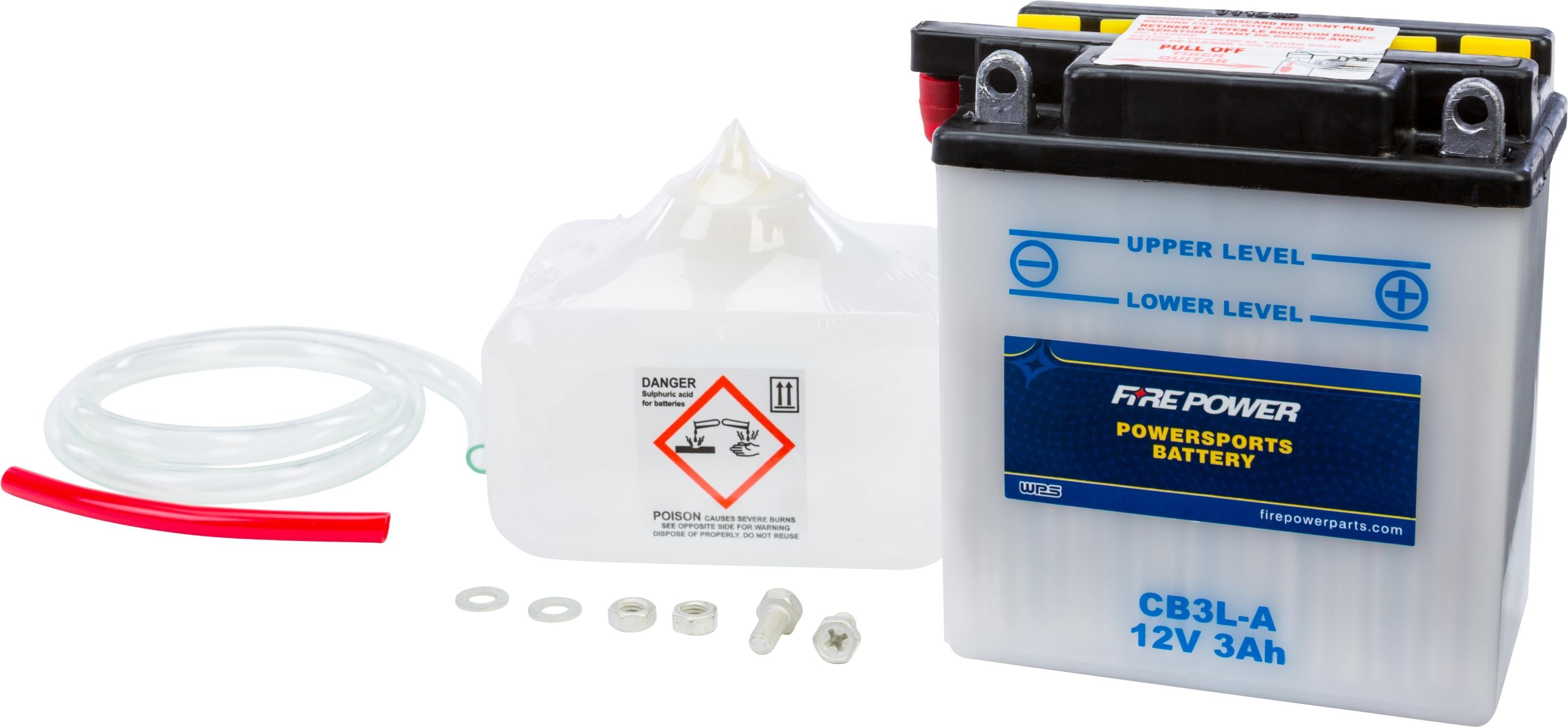 Fire Power Battery W/acid Cb3l-a 12v Heavy Duty - Street Collection