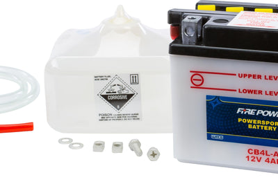 Fire Power Battery W/acid Cb4l-a 12v Heavy Duty - Street Collection