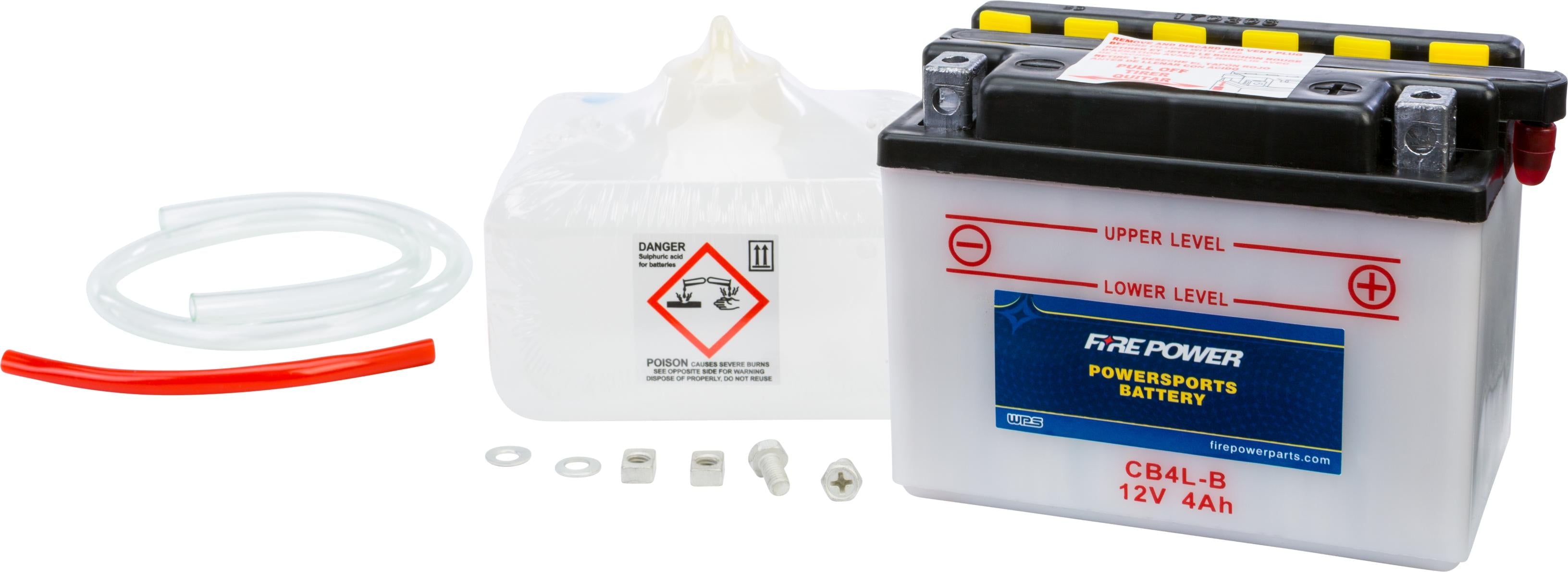 Fire Power Battery W/acid Cb4l-b 12v Heavy Duty - Street Collection