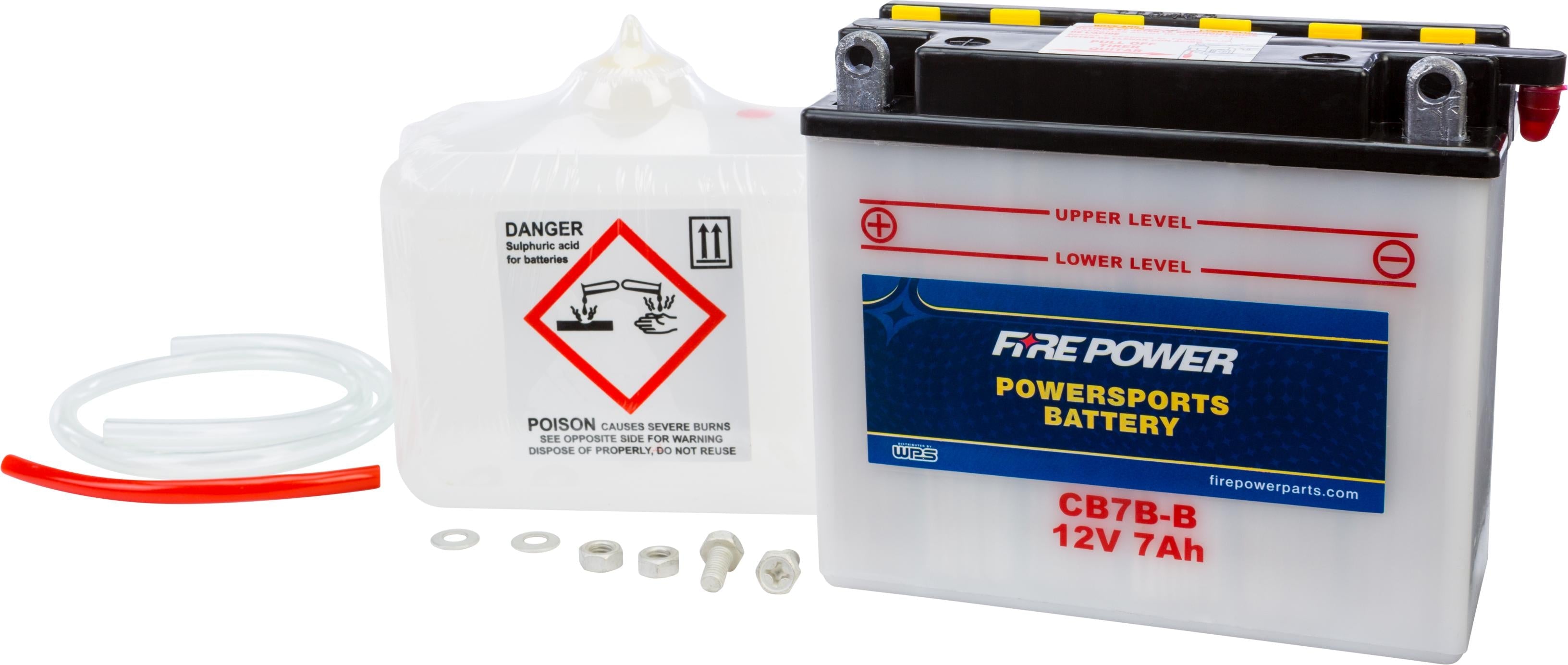 Fire Power Battery W/acid Cb7b-b 12v Heavy Duty - Street Collection