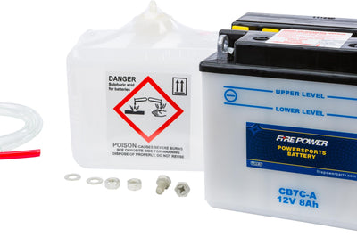 Fire Power Battery W/acid Cb7c-a 12v Heavy Duty - Street Collection