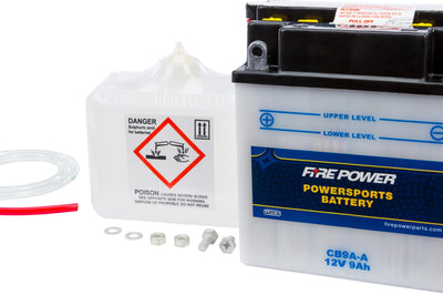 Fire Power Battery W/acid Cb9a-a 12v Heavy Duty - Street Collection