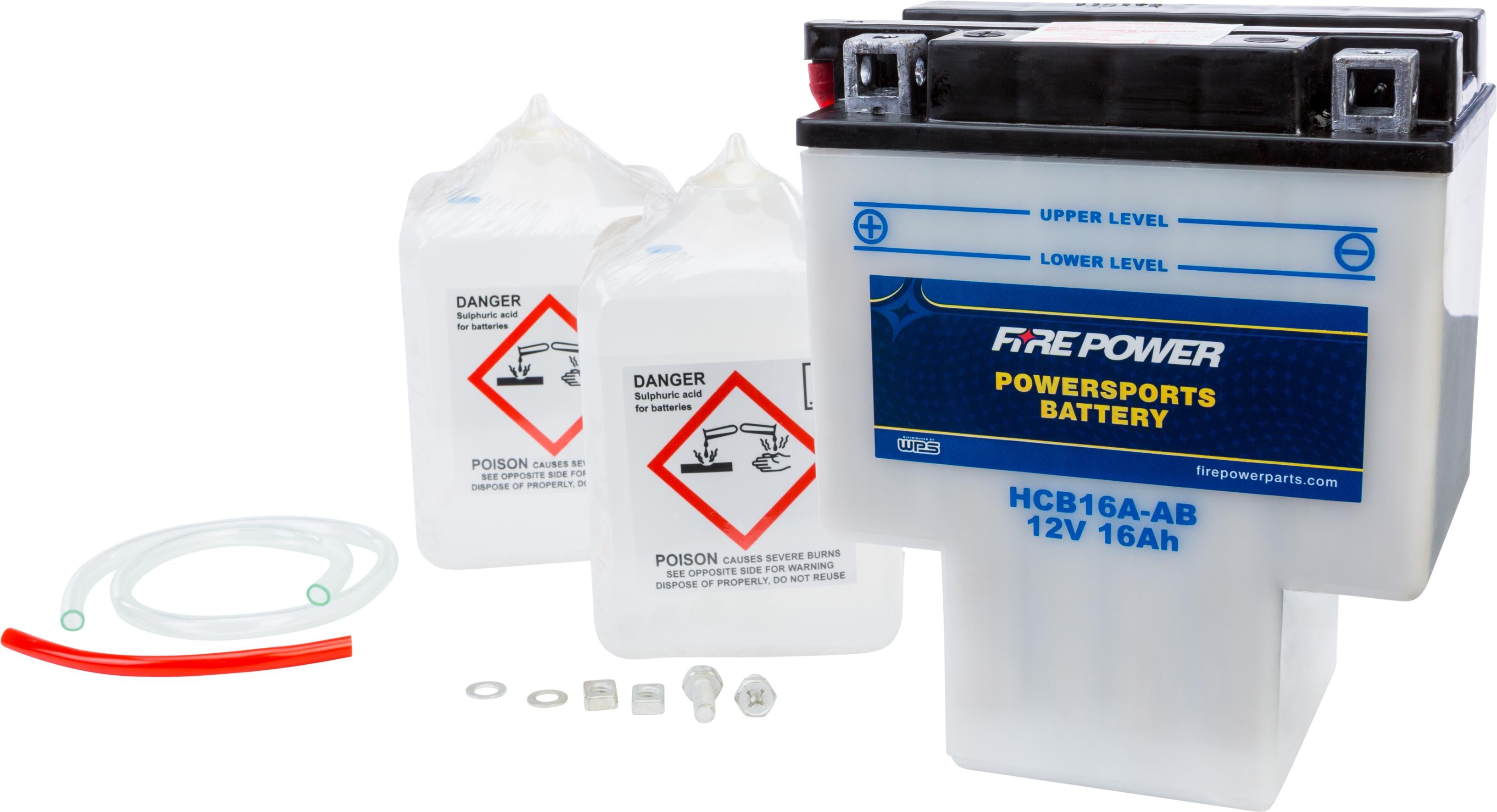 Fire Power Battery W/acid Hcb16a-ab 12v Heavy Duty - Watercraft Collection
